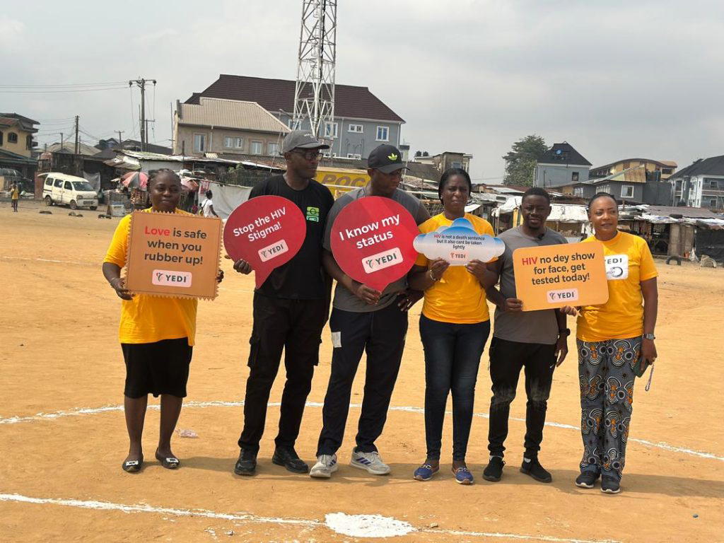 YEDI takes HIV awareness, testing to Abete community as new infection rise in Lagos