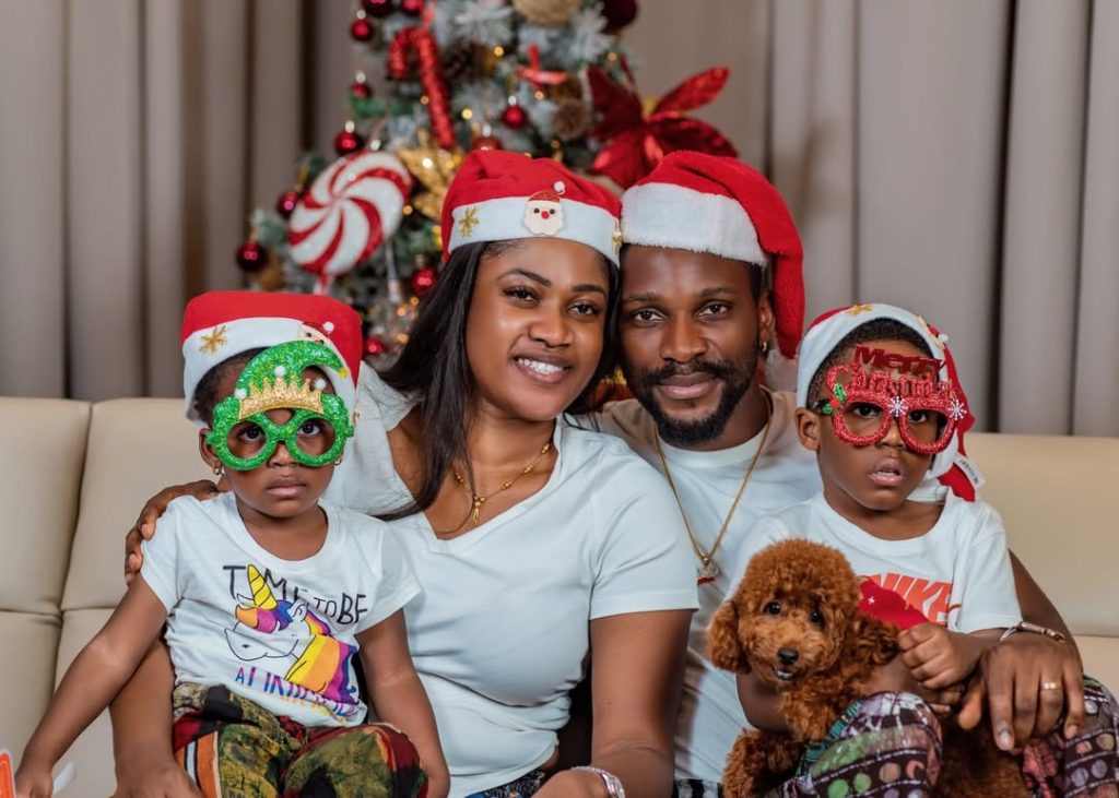 Nigerian celebrities celebrate Christmas with heartwarming family photos