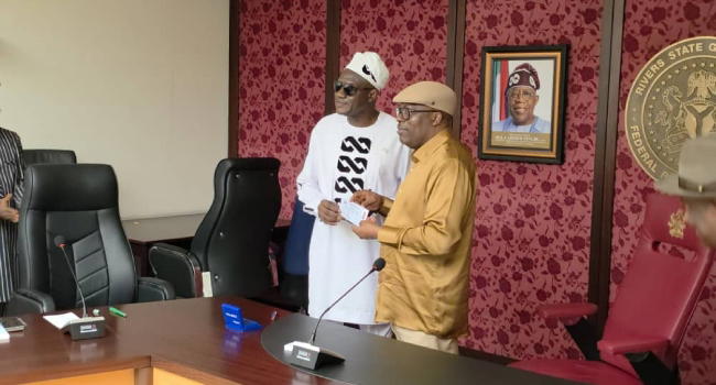 Rivers: APC welcomes Fubara, issues membership card